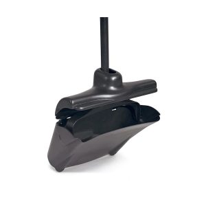 Rubbermaid zwart Lobby Pro stofblik met automatisch deksel VB002532