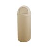 Rubbermaid Marshal container 56,8 liter beige met pushdeksel