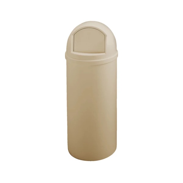 Rubbermaid Marshal container 56,8 liter beige met pushdeksel