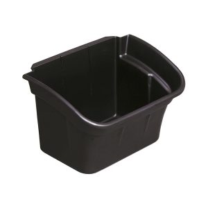 Rubbermaid materiaalbak 15,1 liter in zwart voor werkwagen