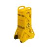 Rubbermaid mobiele gele afzetting van 4 meter in opgevouwen stand