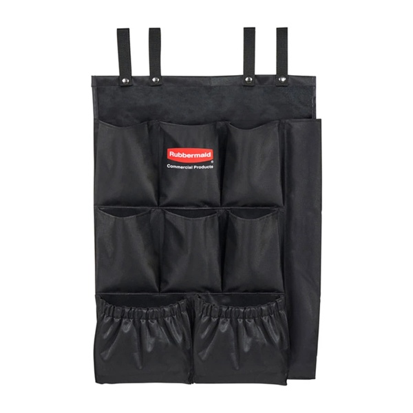 Rubbermaid zwarte opbergzak met negen vakken