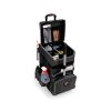 Rubbermaid Quick Cart groot donkergrijs met inhoud ter illustratie