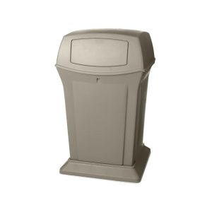 Rubbermaid Ranger container 170,3 liter beige met twee pushkleppen