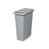 Rubbermaid Slim Jim Confidential afvalbak 87 liter grijs met papiergleuf en slot