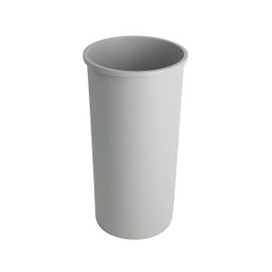 Rubbermaid Styleline ronde container 83,3 liter grijs zonder deksel