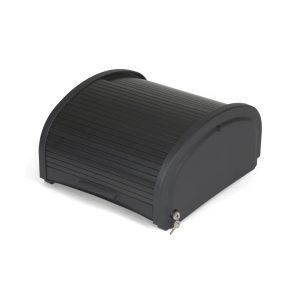 Rubbermaid zwart veiligheidscompartiment met rolsluiting VB000986