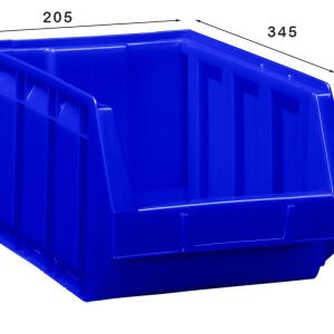 Blauwe stapelbakken in sets – kleine onderdelen overzichtelijk verdelen - Afbeelding 3
