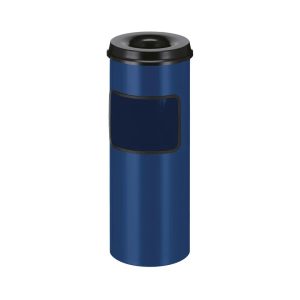 V-Part as-papierbak 30 liter blauw met zwarte dover en inzetbak