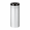 V-Part vlamdovende papierbak 50 liter grijs met zwarte dubbele dover