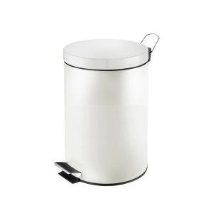 V-Part pedaalemmer 20 liter wit met voetpedaal