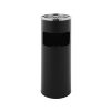 V-Part ronde as-papierbak 12,5 liter mat zwart