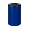 V-Part vlamdovende papierbak 110 liter Blauw/zwart