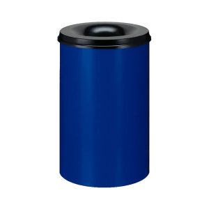 V-Part vlamdovende papierbak 110 liter Blauw/zwart