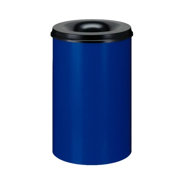 V-Part vlamdovende papierbak 110 liter Blauw/zwart