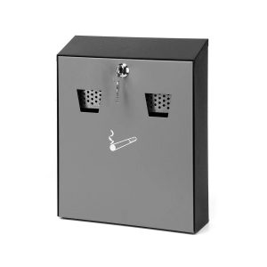 V-Part wandasbak 32 cm grijs/zwart met slot