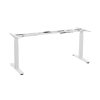 YOUP03 elektrisch zit-sta bureauframe met OLED – wit