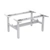 YOUP07 elektrisch duo bureauframe met OLED en bluetooth – wit